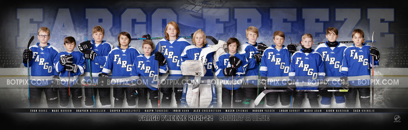 FARGO FREEZE SQUIRT A BLUE 202122 TEAM PANO